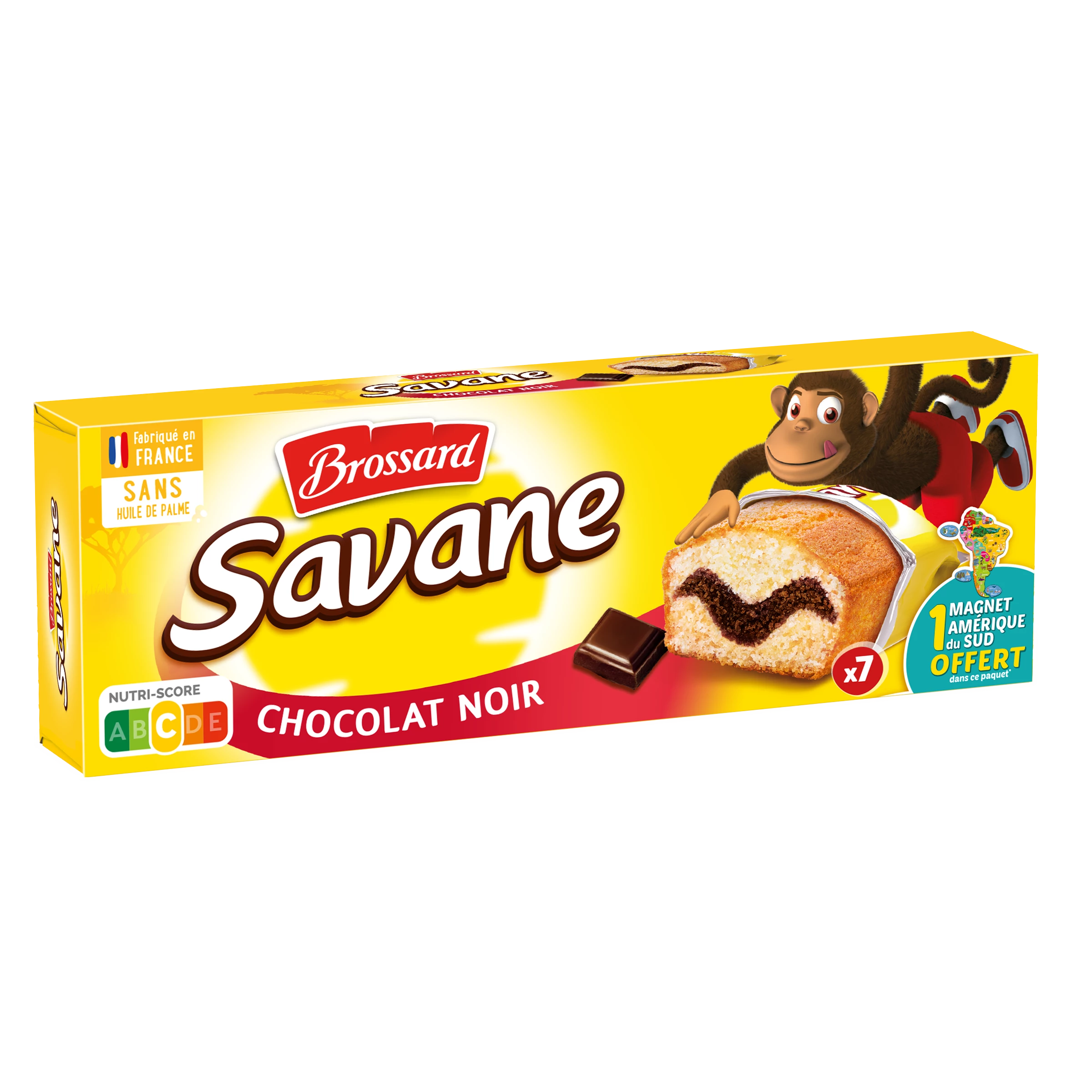 Dark Chocolate Marble Cakes 7x30g - Savane
