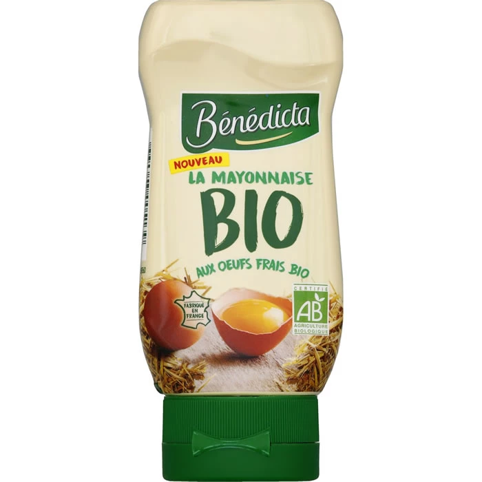 Органический майонез со свежими яйцами 235г - BÉNÉDICTA
