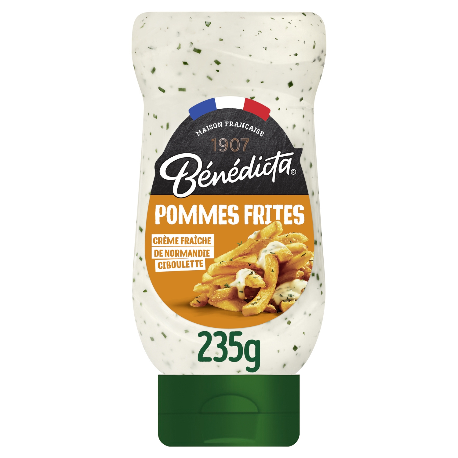 Sauce pommes frites crème fraîche de Normandie et ciboulette 235 g - BÉNÉDICTA