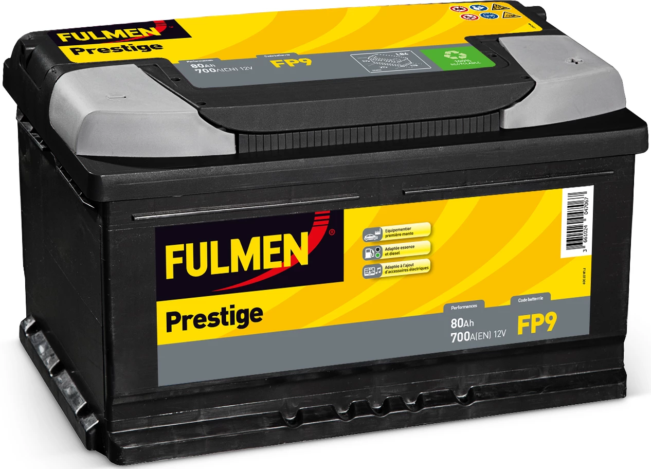 Batterie Auto Fulmen 80ah 700a