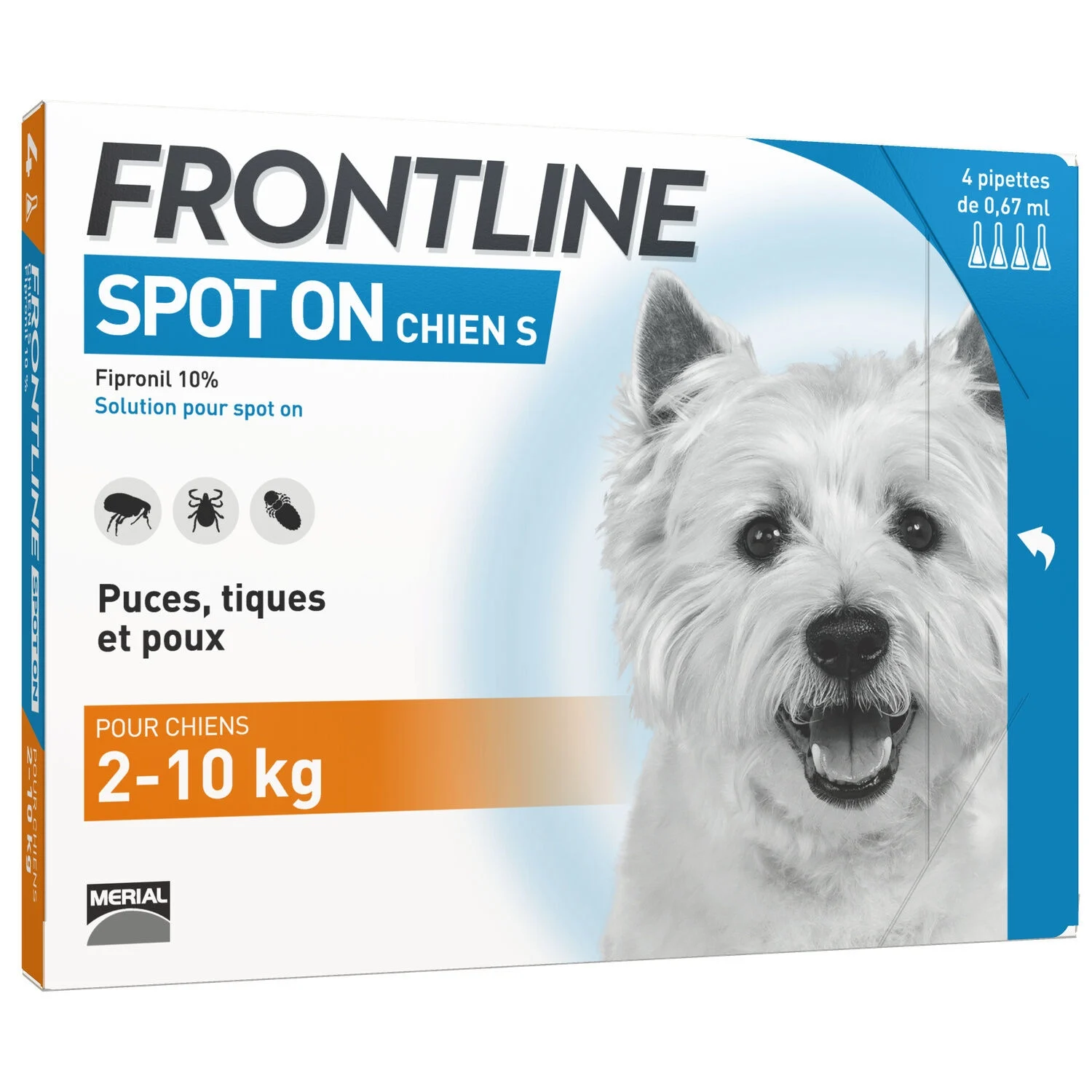 Frontline Chn Pip X4 10kg S - Frontline