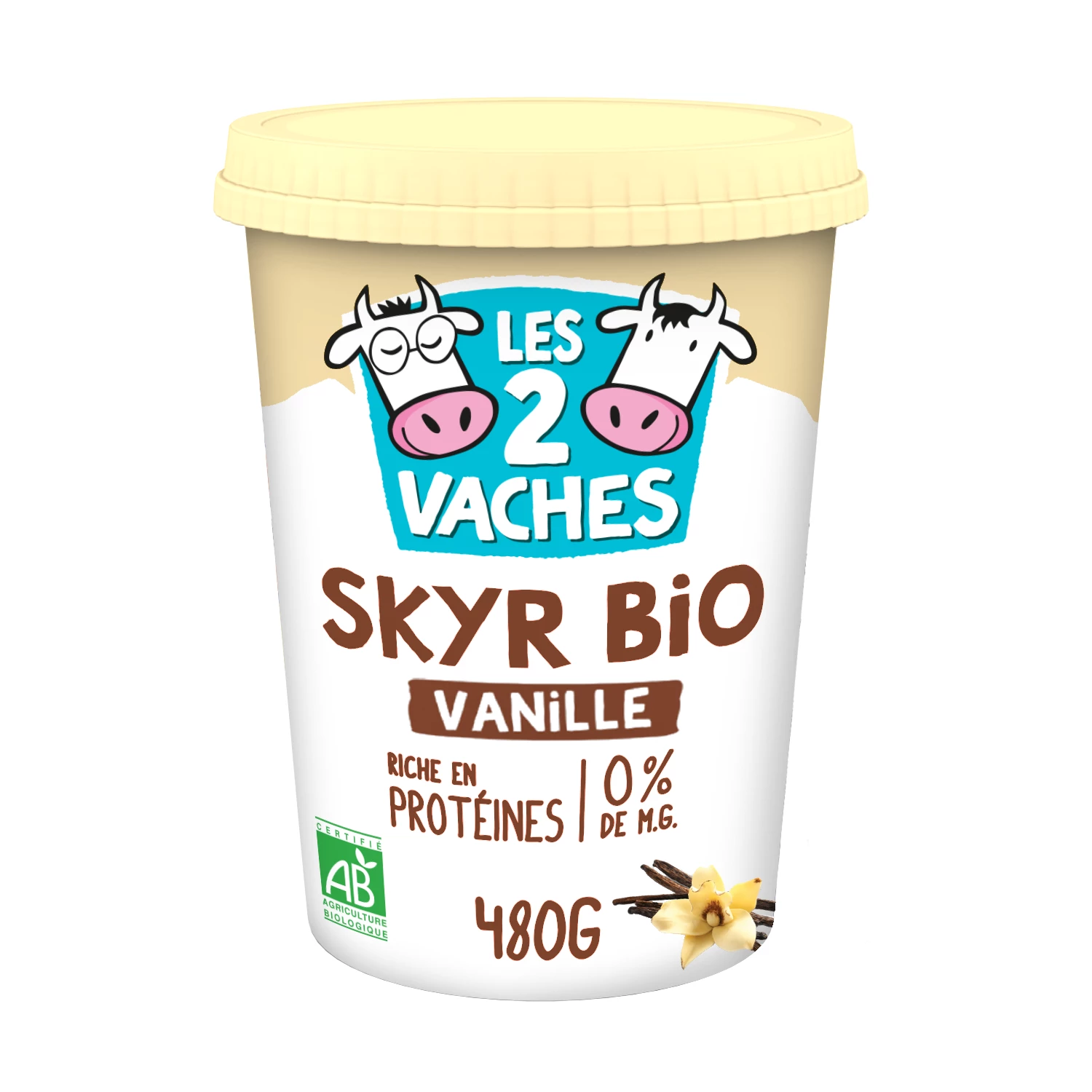 L2v Skyr Bio Vanille 480 G X 1