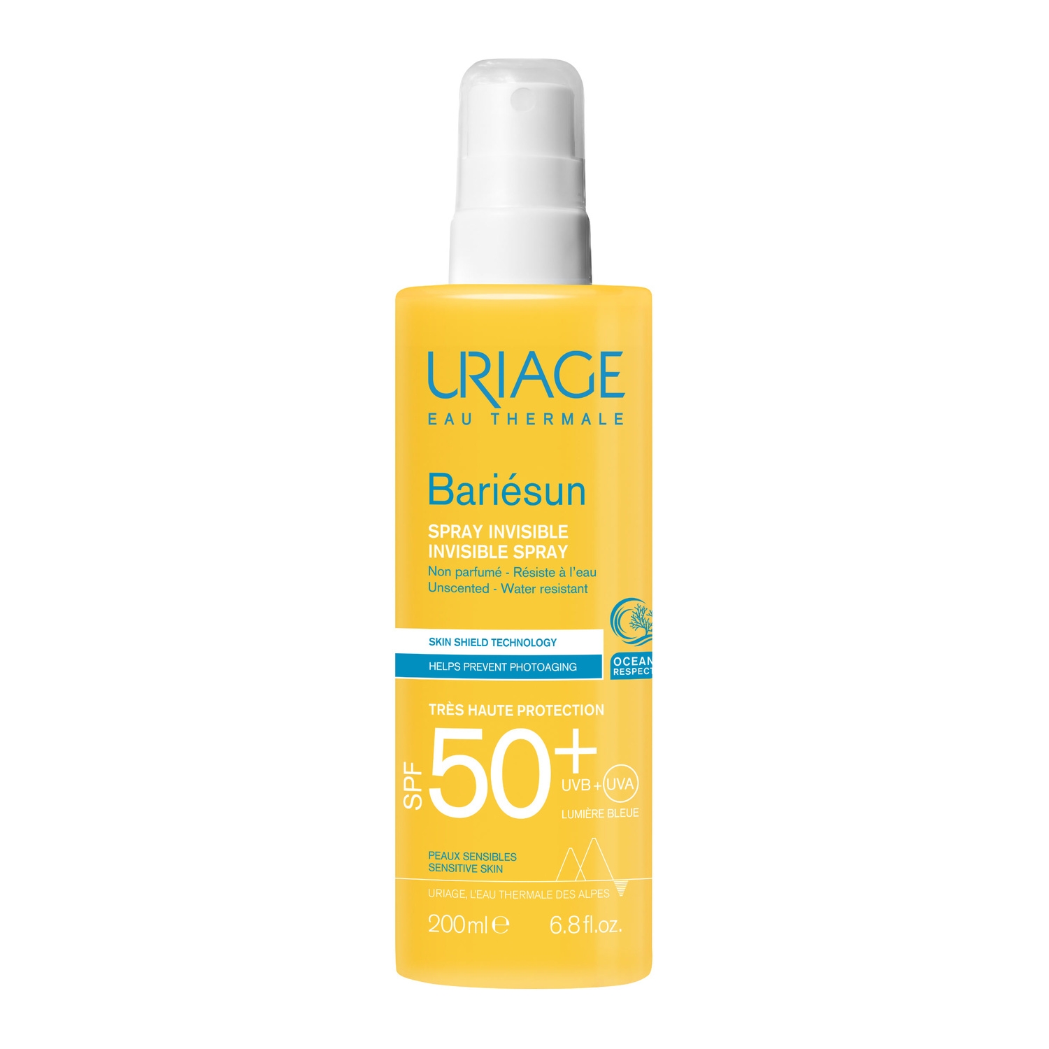 Bariésun Spray invisible non parfumé SPF50+ 200ml - URIAGE