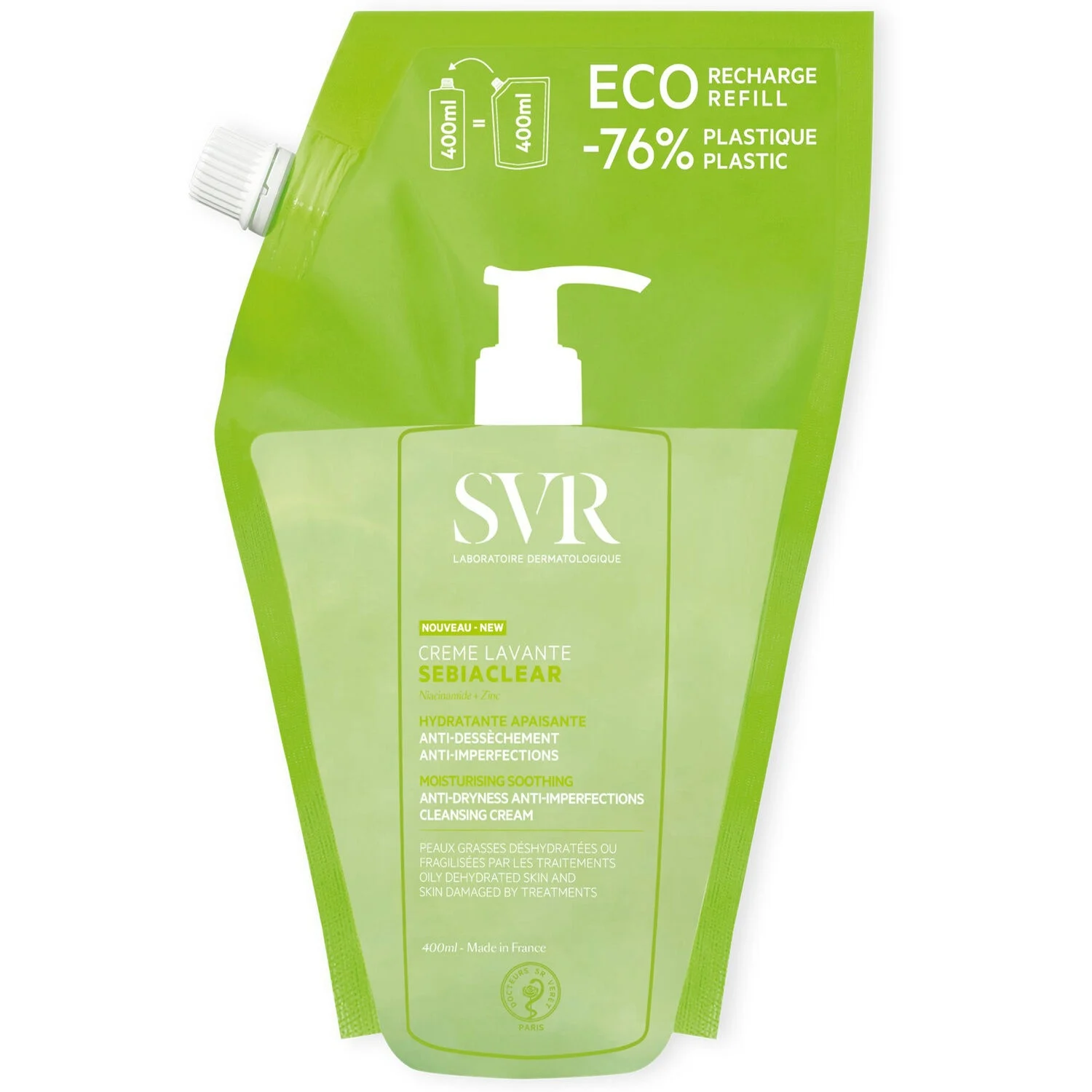 400ml Crem Lavan Refil Sebiacl