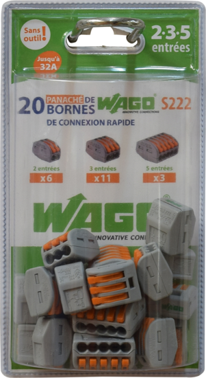 Lot 20 Bornes Wago A Levier