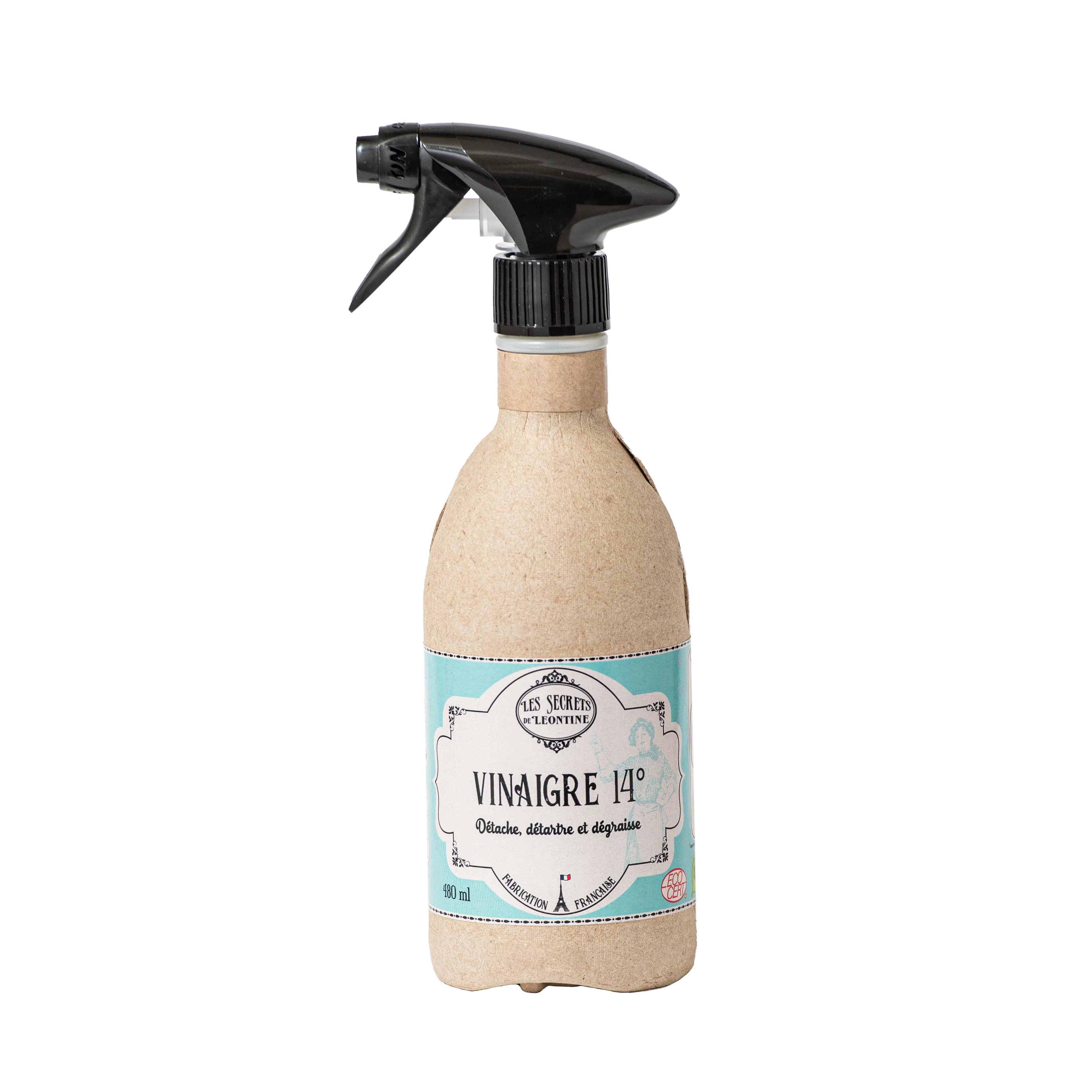 Vinaigre 14°Spray 480 Ml - Les Secrets De Leontine