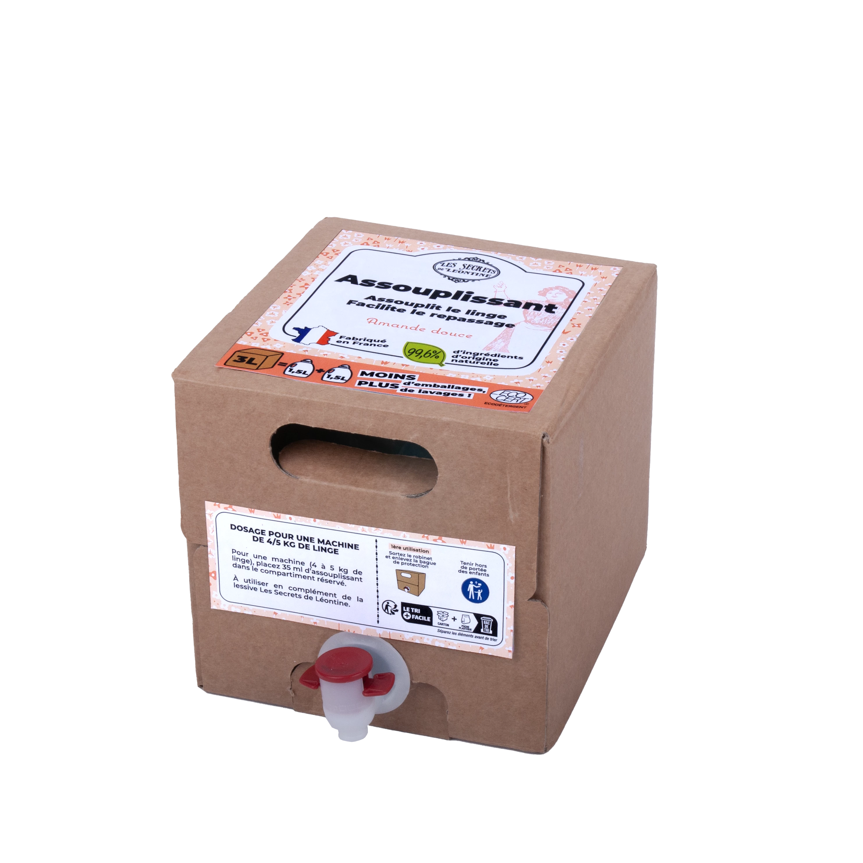 Fabric softenerBib 3l - Les Secrets De Leontine