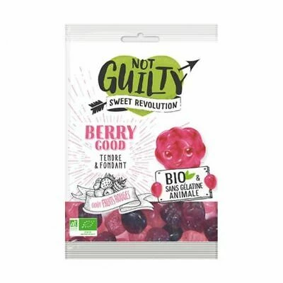 Bonbons saveur fruits rouges Bio 100g - NOT GUILTY