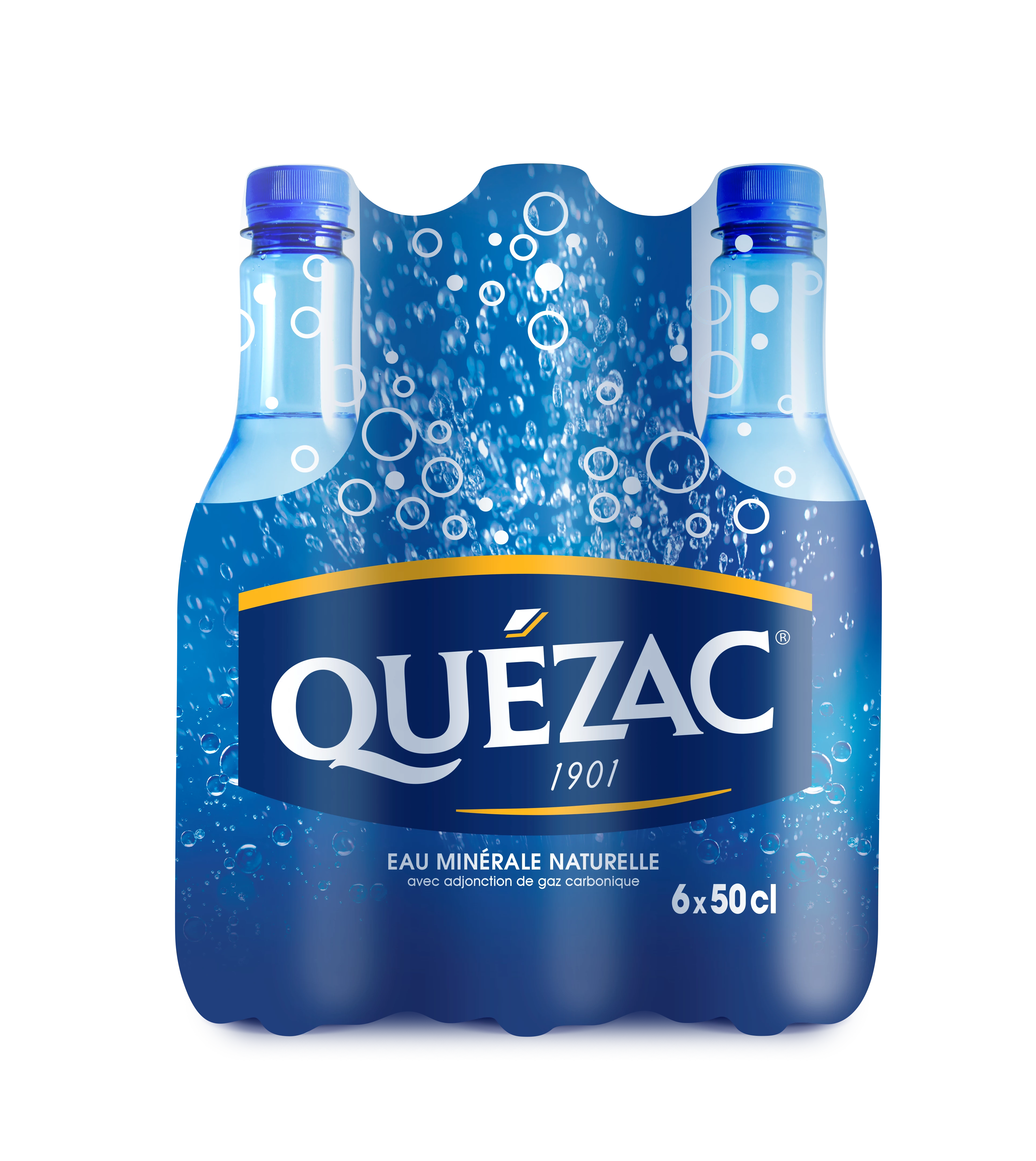 Gaser natural mineral water 6x50cl - QUEZAC