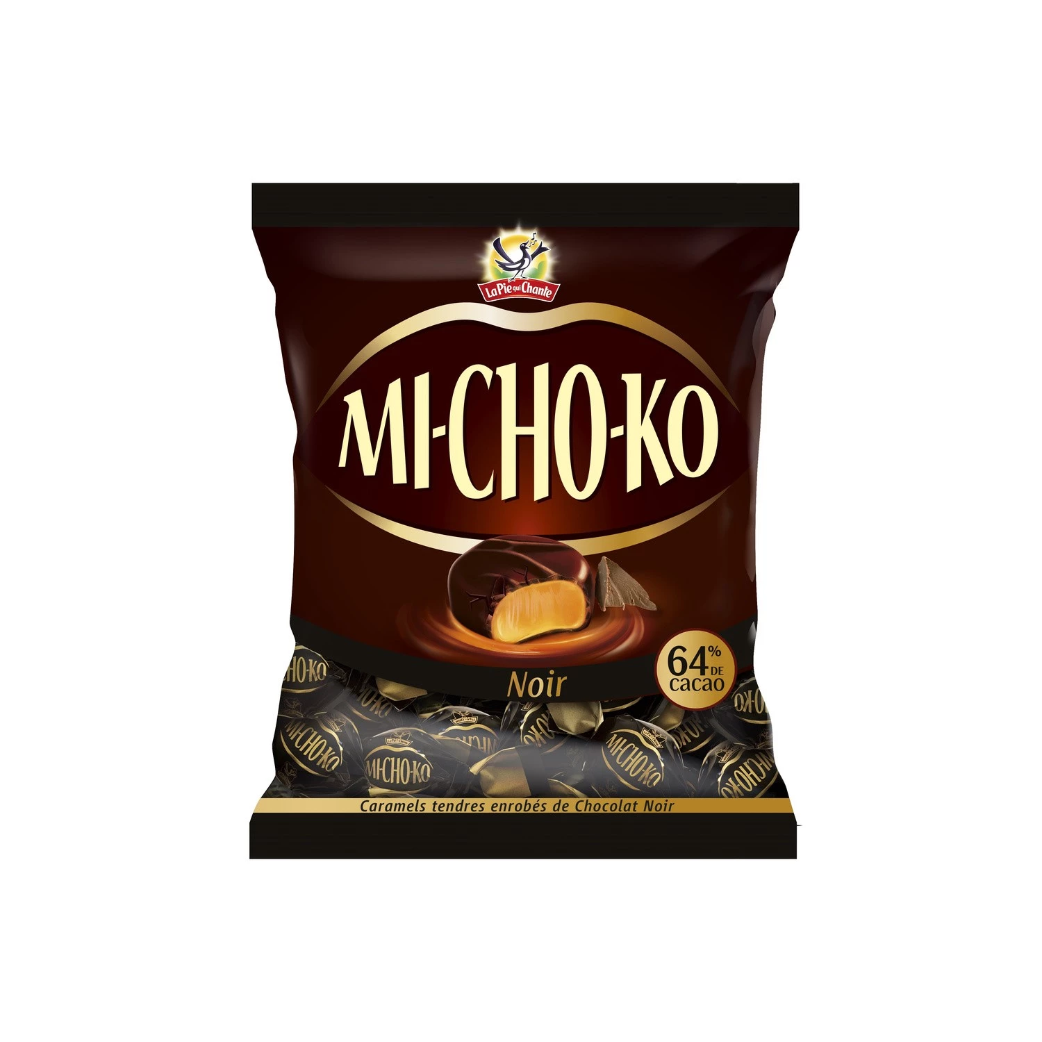 Karamelsnoepjes van pure chocolade; 280g - MICHOKO