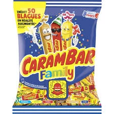 Family candies assorted flavors 450g - CARAMBAR