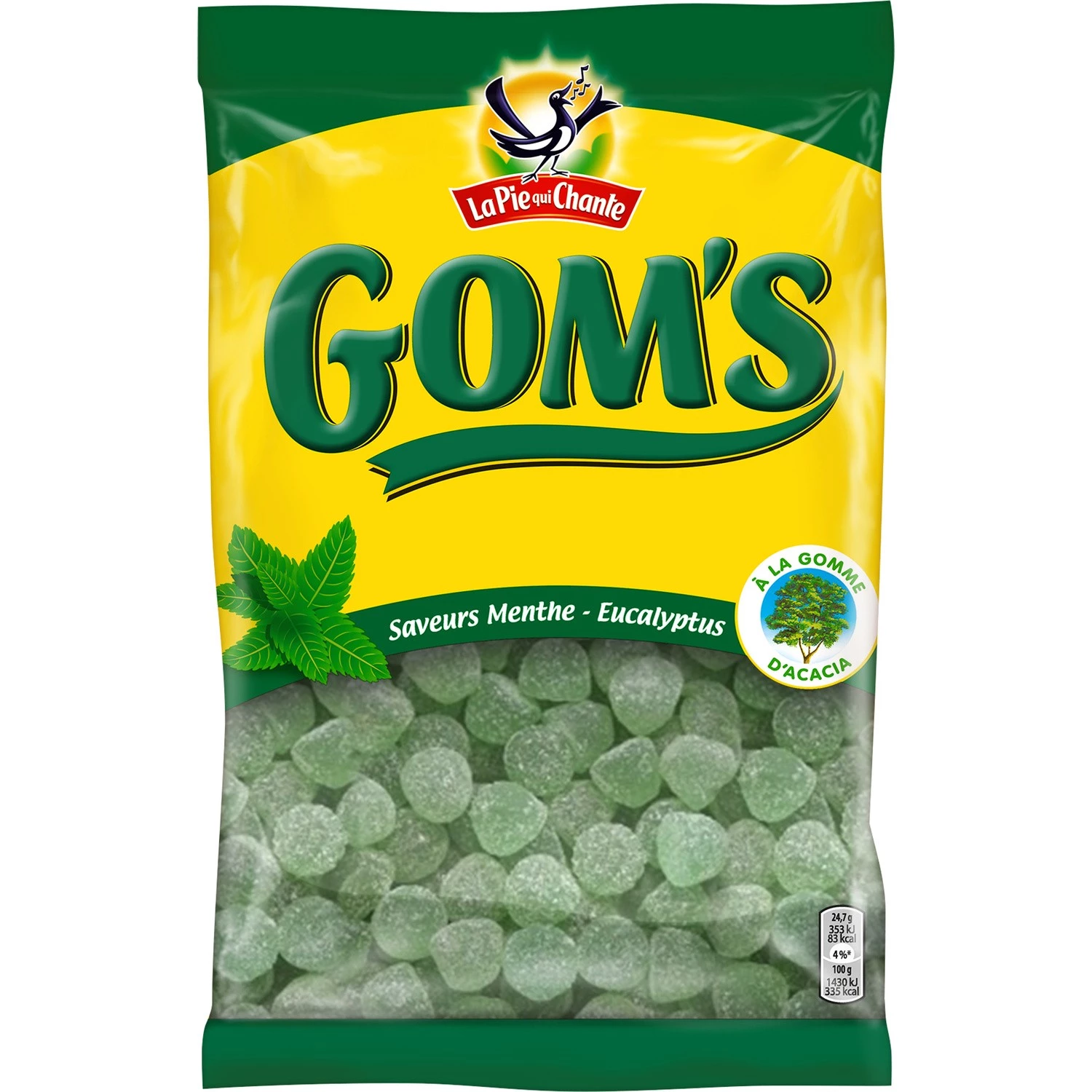 Gom's Fraicheur-Bonbons; 265g - LA PIE QUI CHANTE