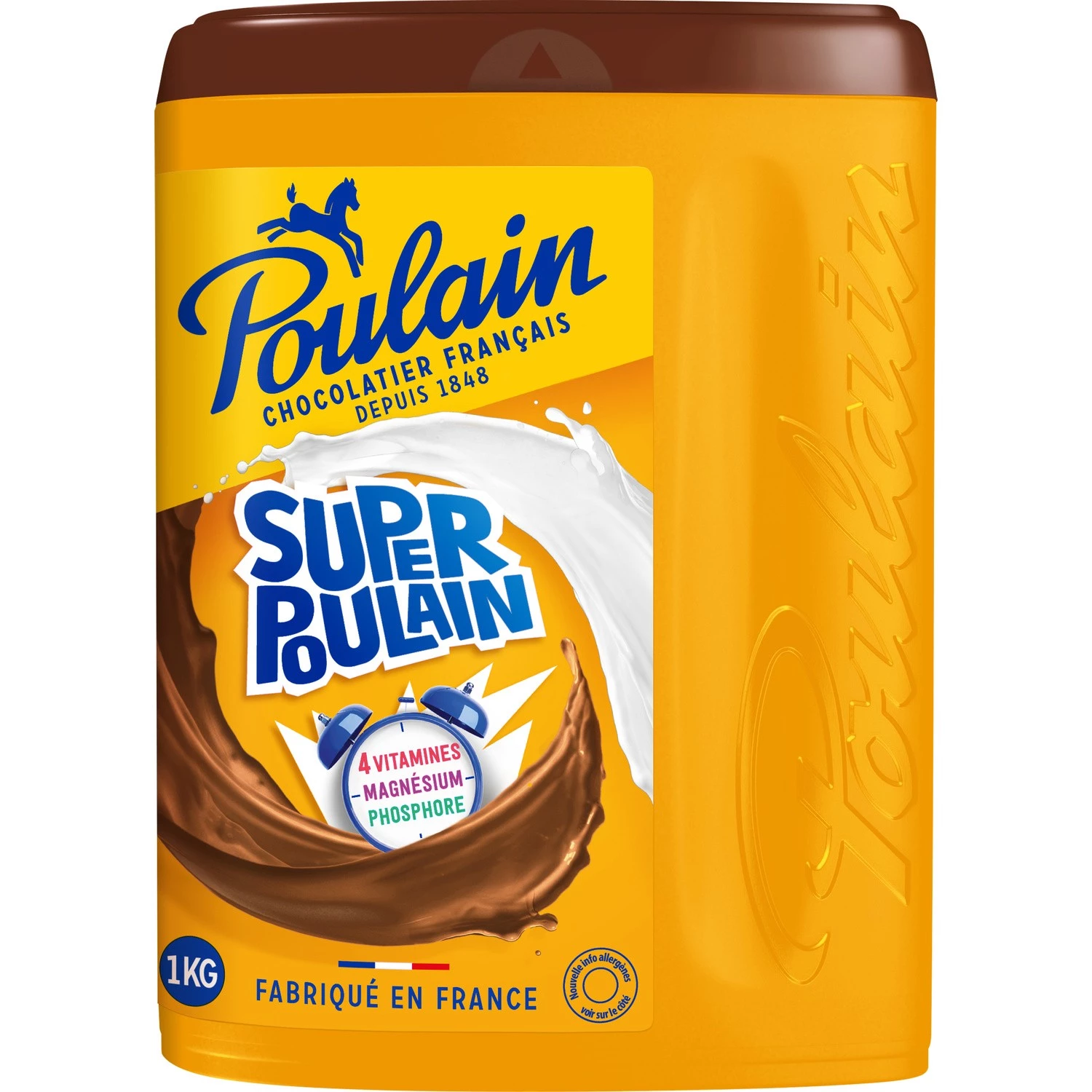 Poudre de Chocolat Super Poulain 1kg - POULAIN