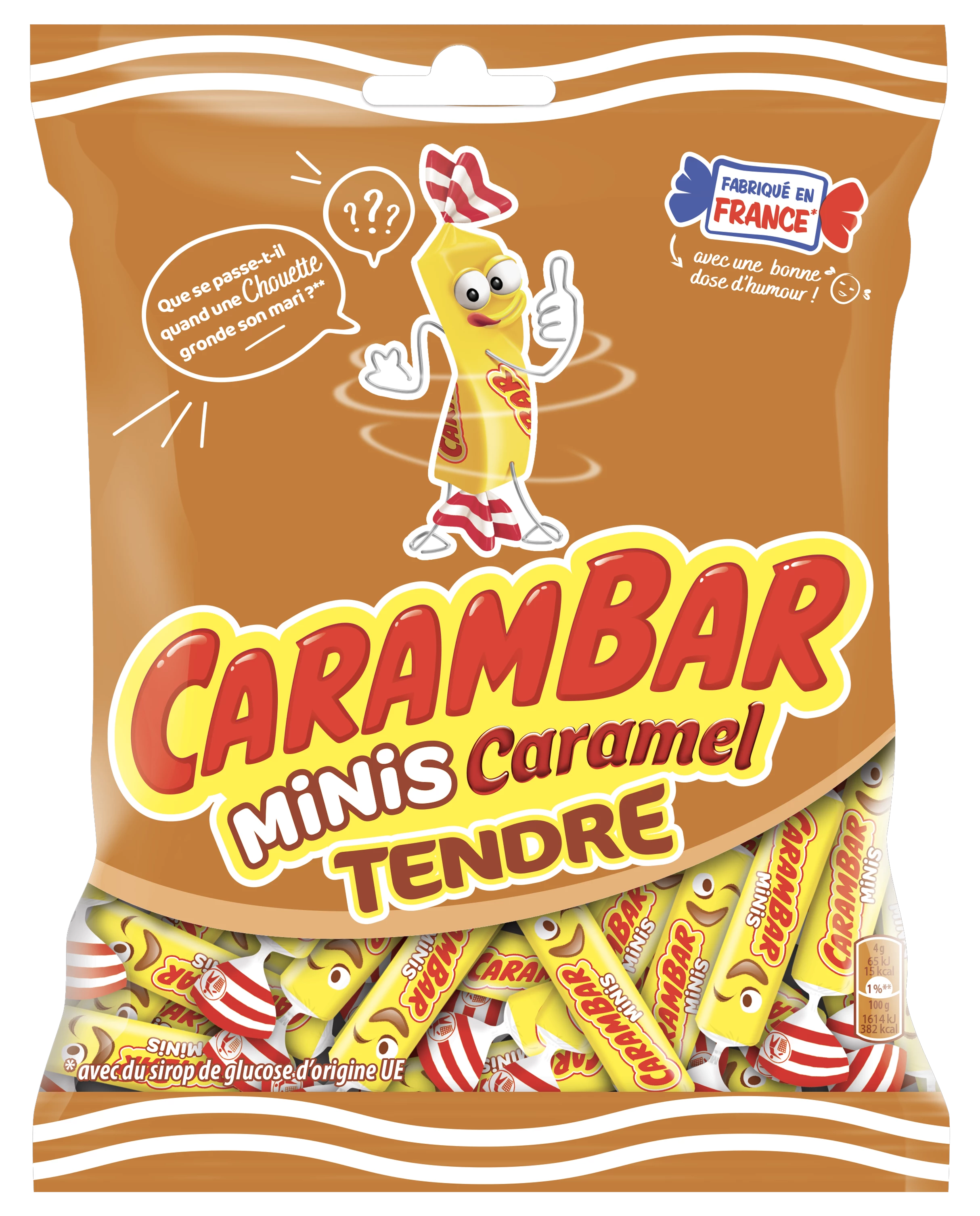 Carambar Caramelo Mini Tender; 200g - CARAMBAR