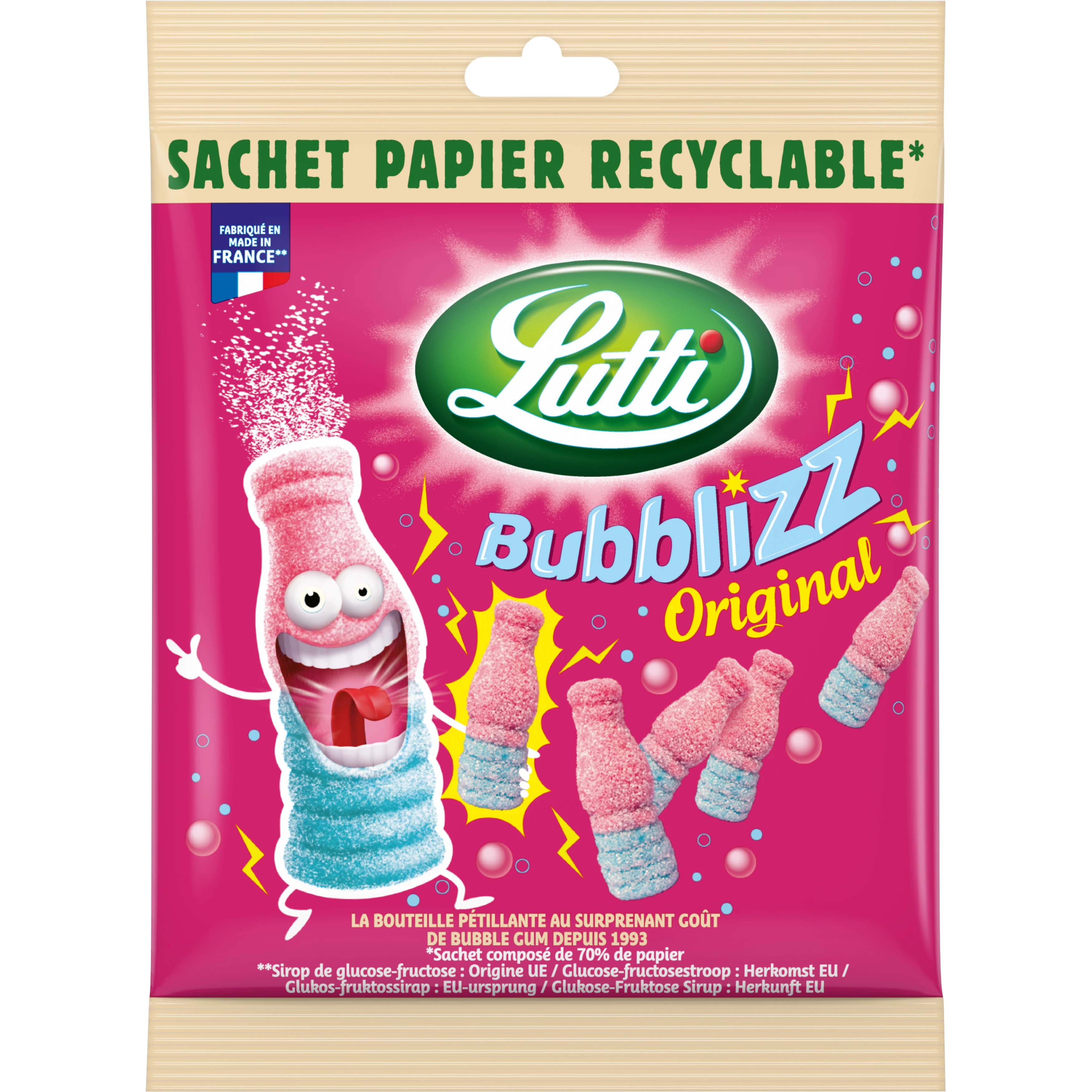 Lutti Bubblizz Pack Recyc 170 جرام