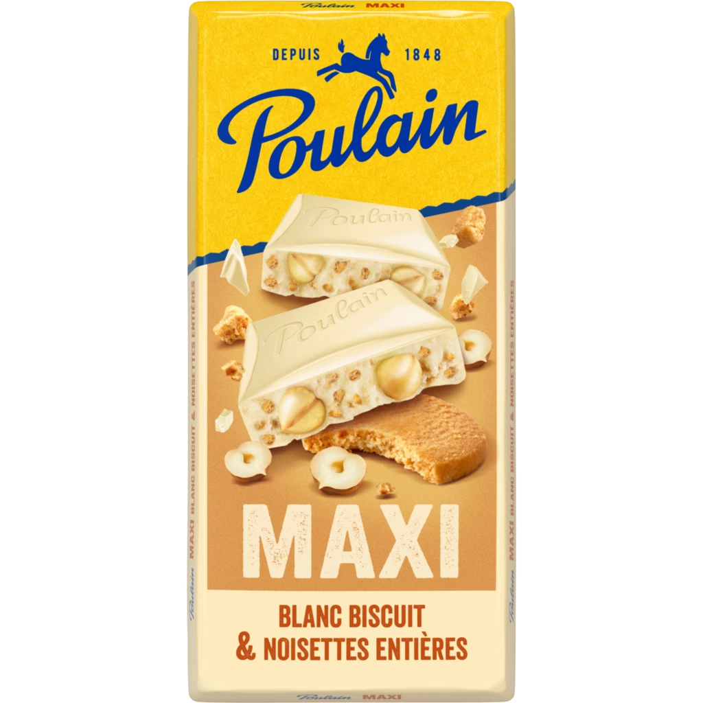 190g Poulain Maxi Blanc Bisc