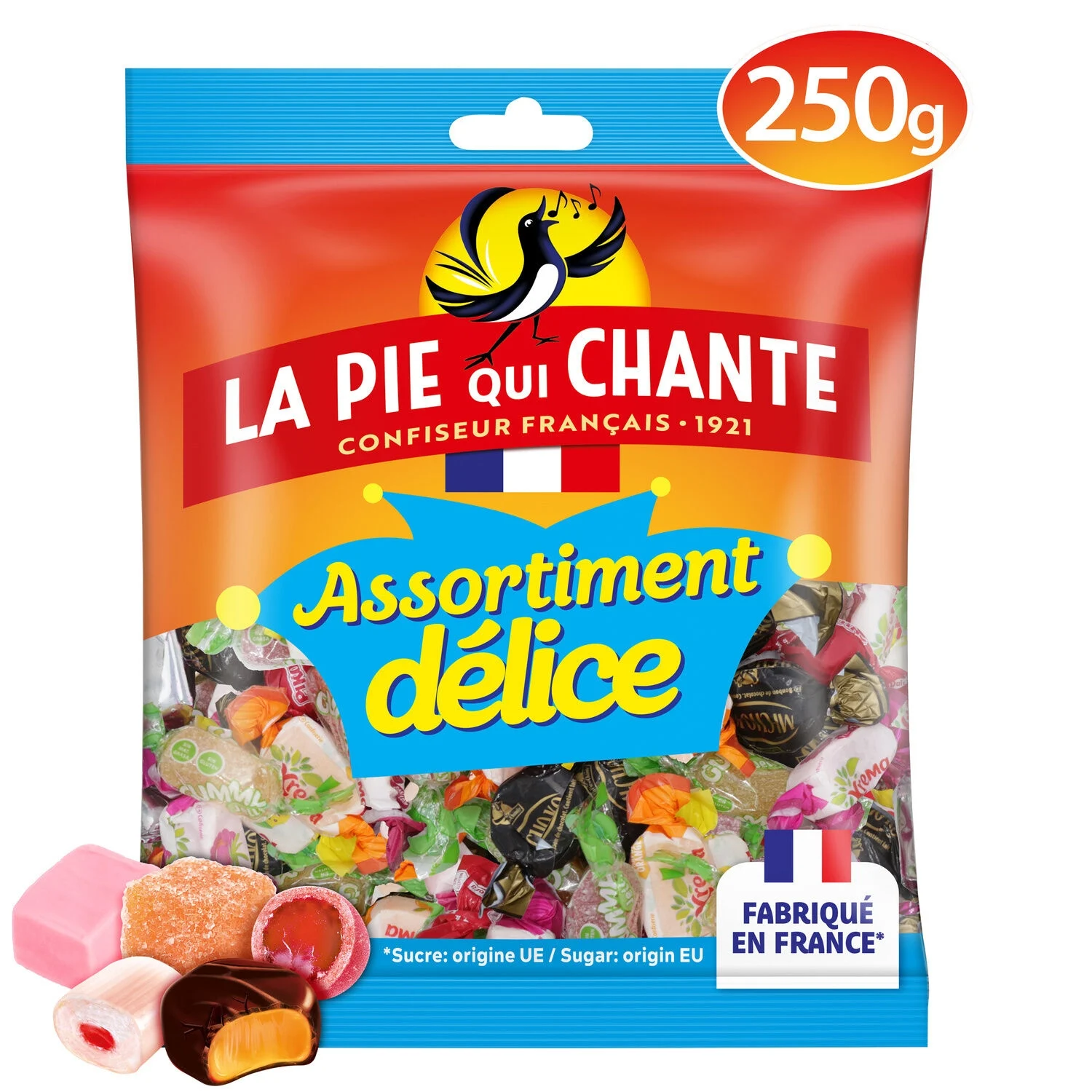 Конфеты Délice Ассорти 250г - La Pie Qui Chante