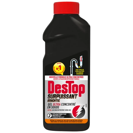 Super Powerful Gel Unblocker Concentrated in Soda 500ml - DESTOP