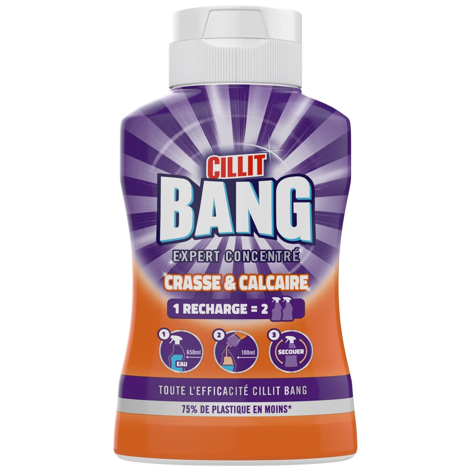 Expert Surface Cleaner Refill for Dirt and Limescale 200ml - Cillit Bang