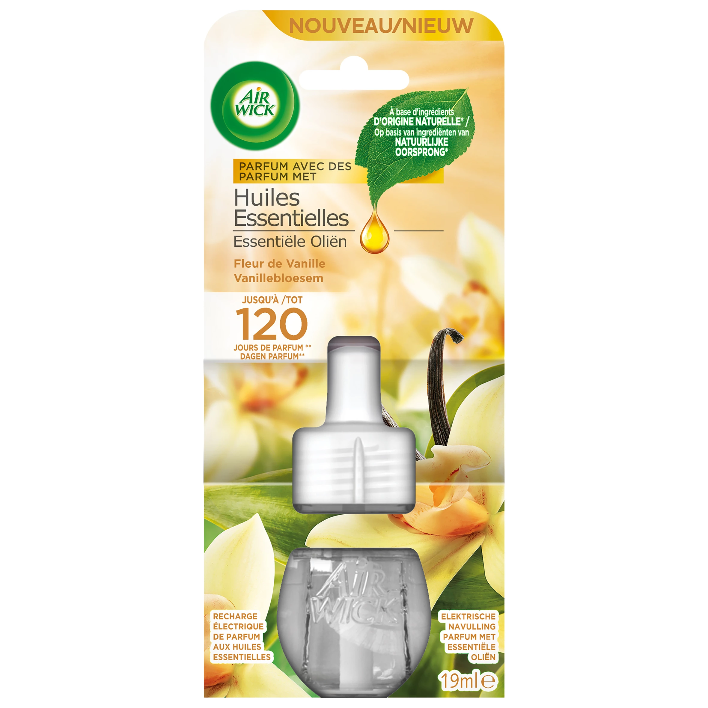 Vanilla electrical diffuser recharge 19ml - Airwick