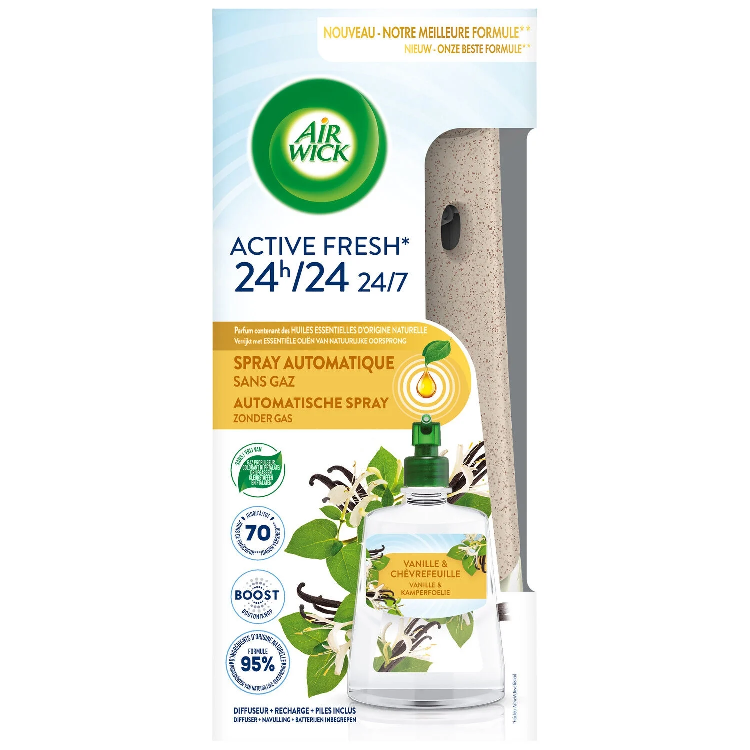 Airwick Spray Auto Vanille 228