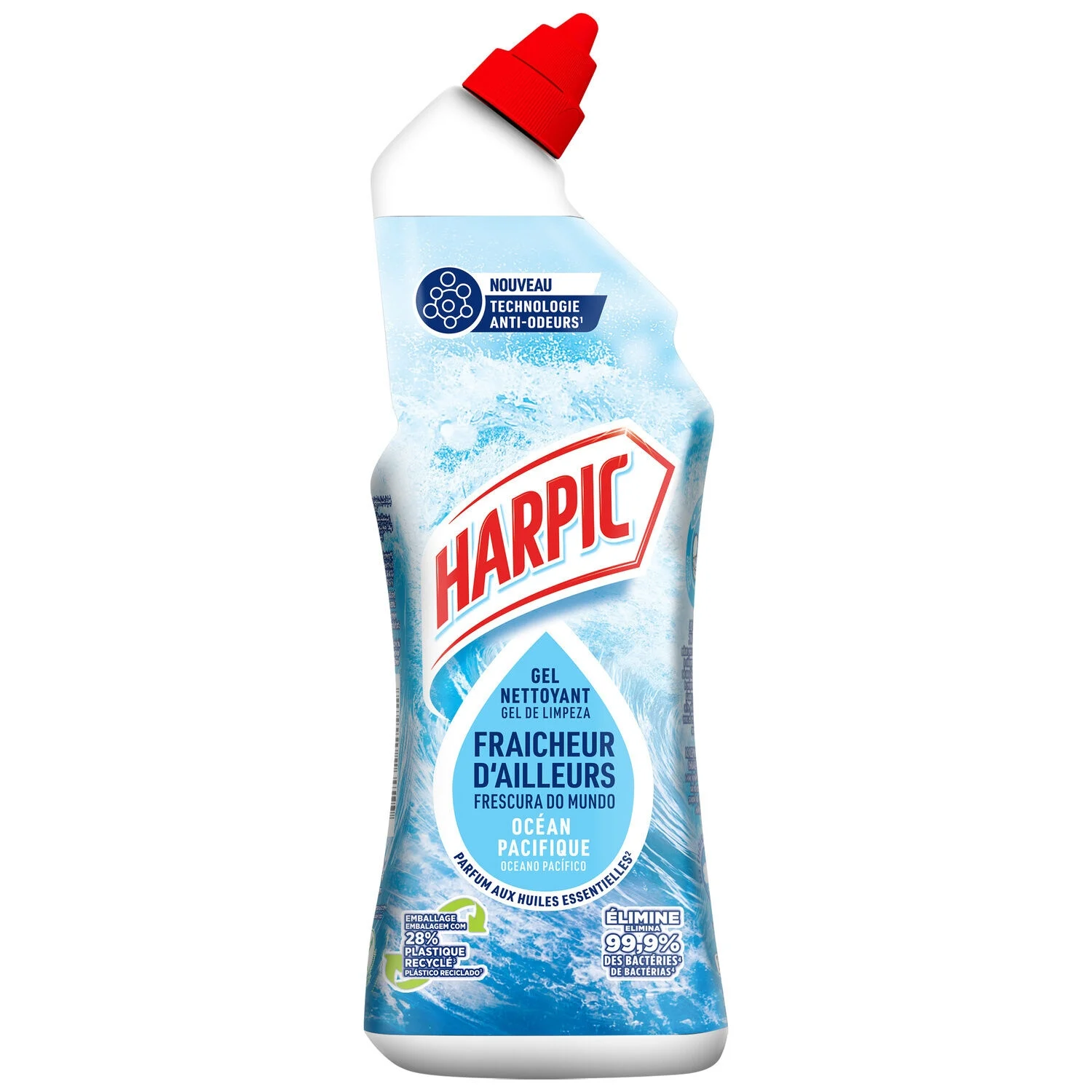 Freshing WC Gel, inoltre, Oceano Pacifico 750ml - Harpic