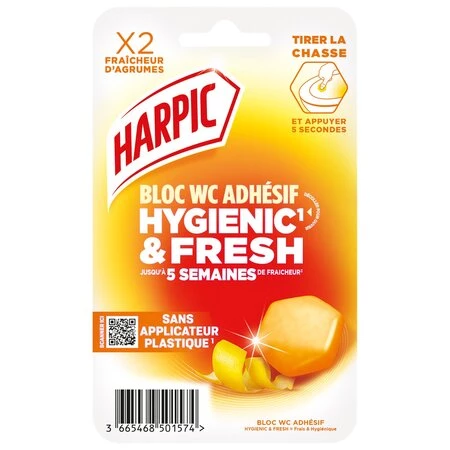 X2 Bloc Wc Agrumes Harpic
