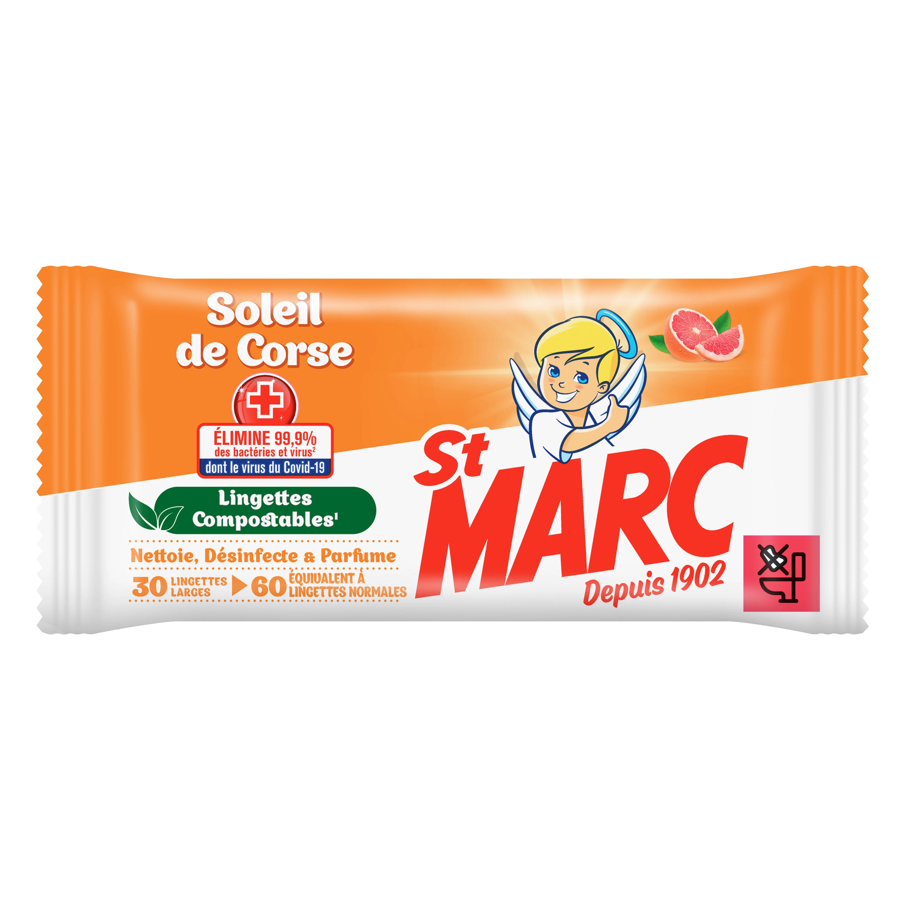 Corsican Sun Corsican X30 cleansing wipes - St Marc