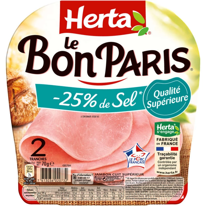 Le Bon Paris -25% Sel 2t 70g