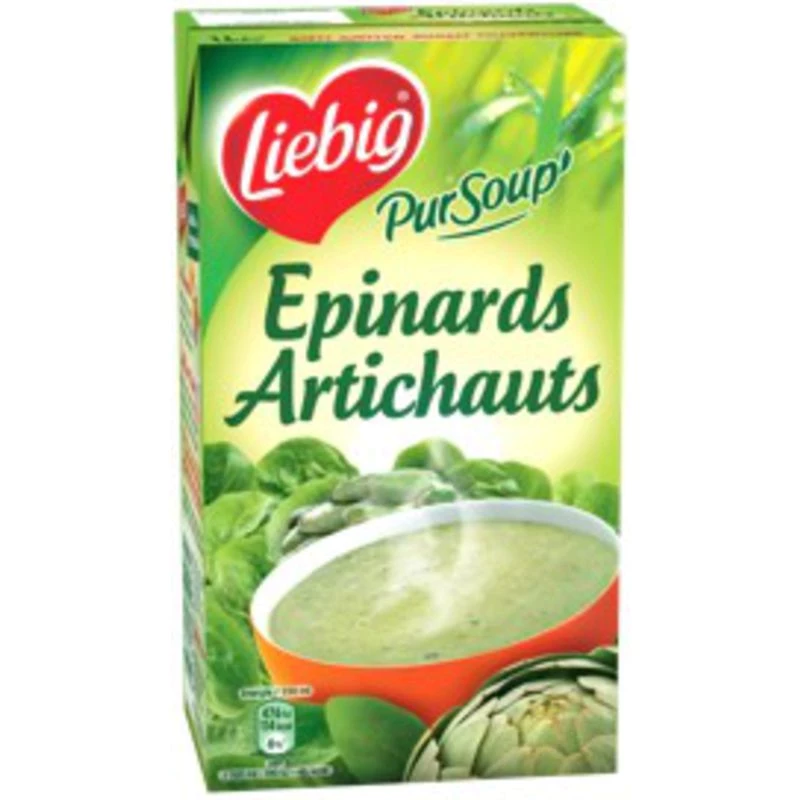 Soupe épinards/artichauts 1L - LIEBIG