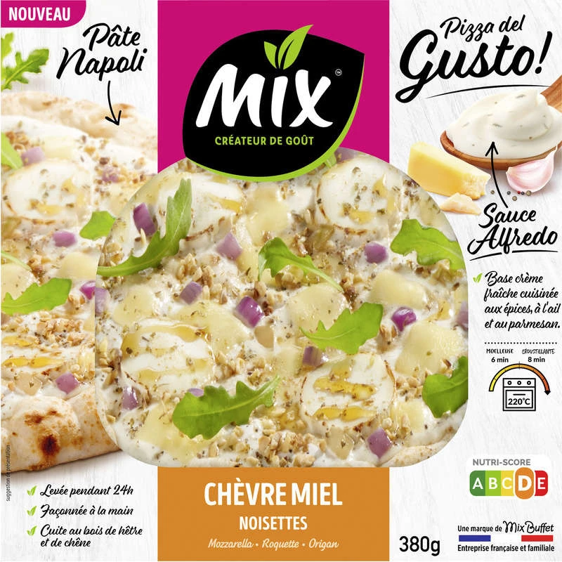 Honey Hazelnut Chevre Pizza 380