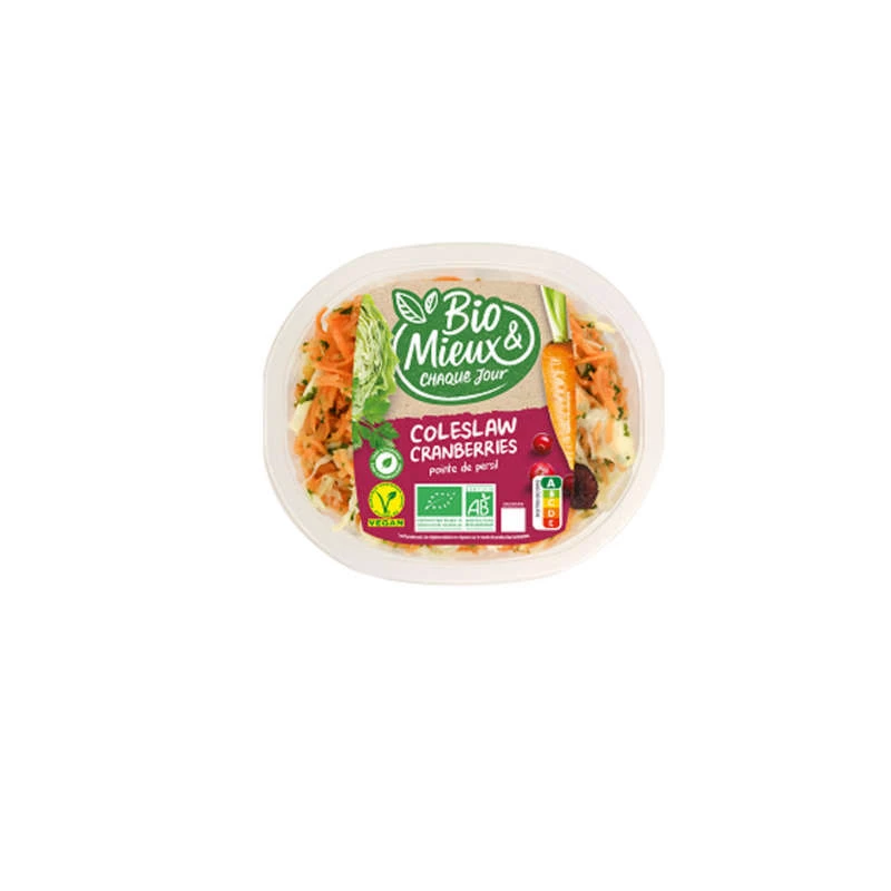Sld Bio Coleslaw Cranb.200g