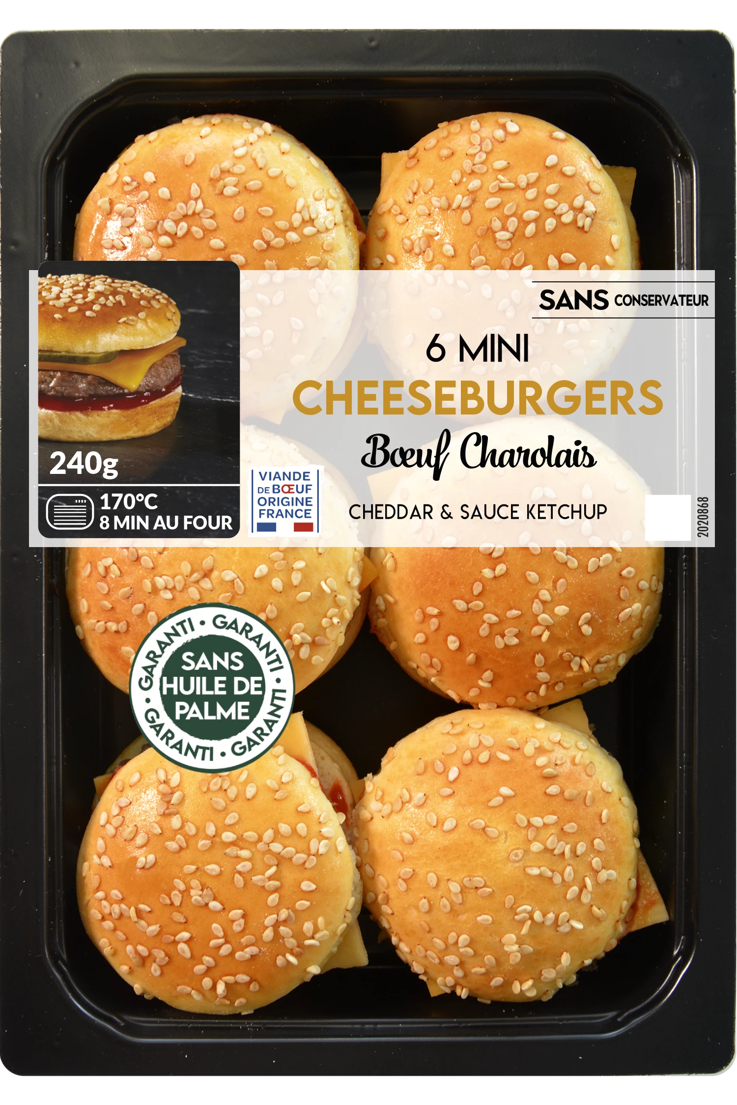 Pr Mini Burger Boeuf Charolais