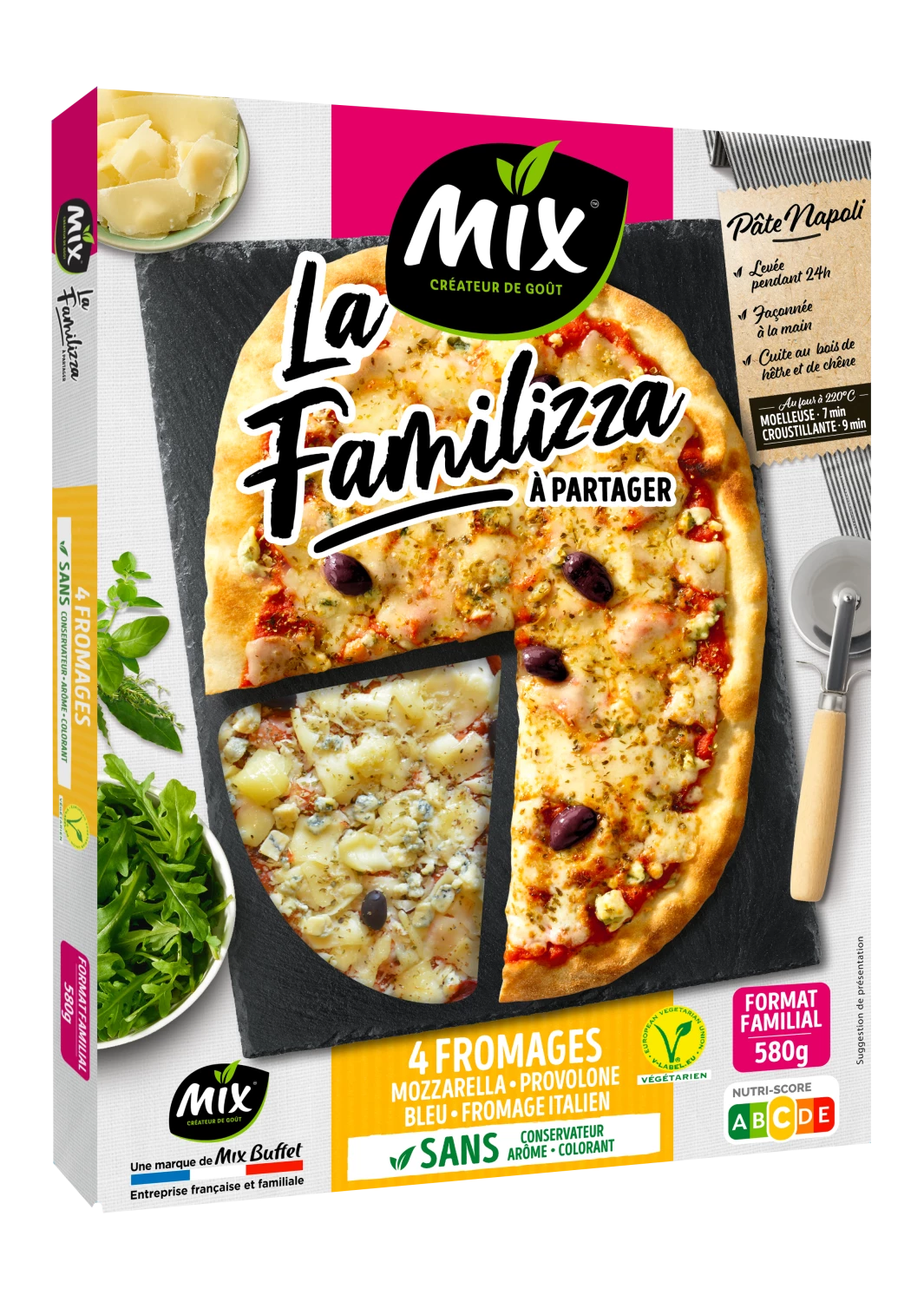Piz Del Gusto 4 Fromages 580g