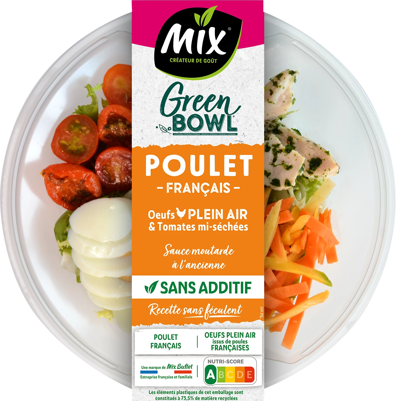 Salade Bol Poulet 240 Gr Mix