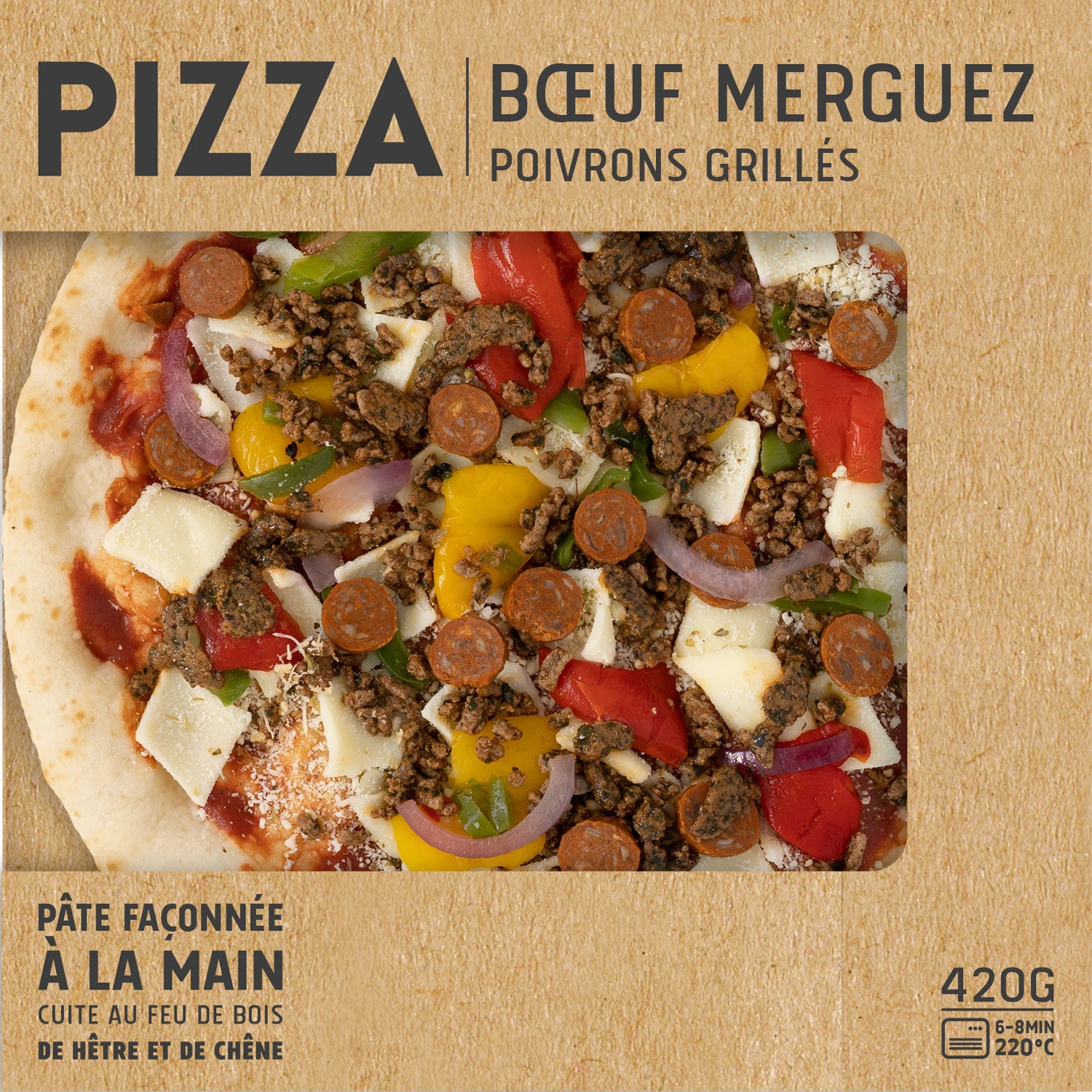 Ge Pizza Orient Bf Merguez 420