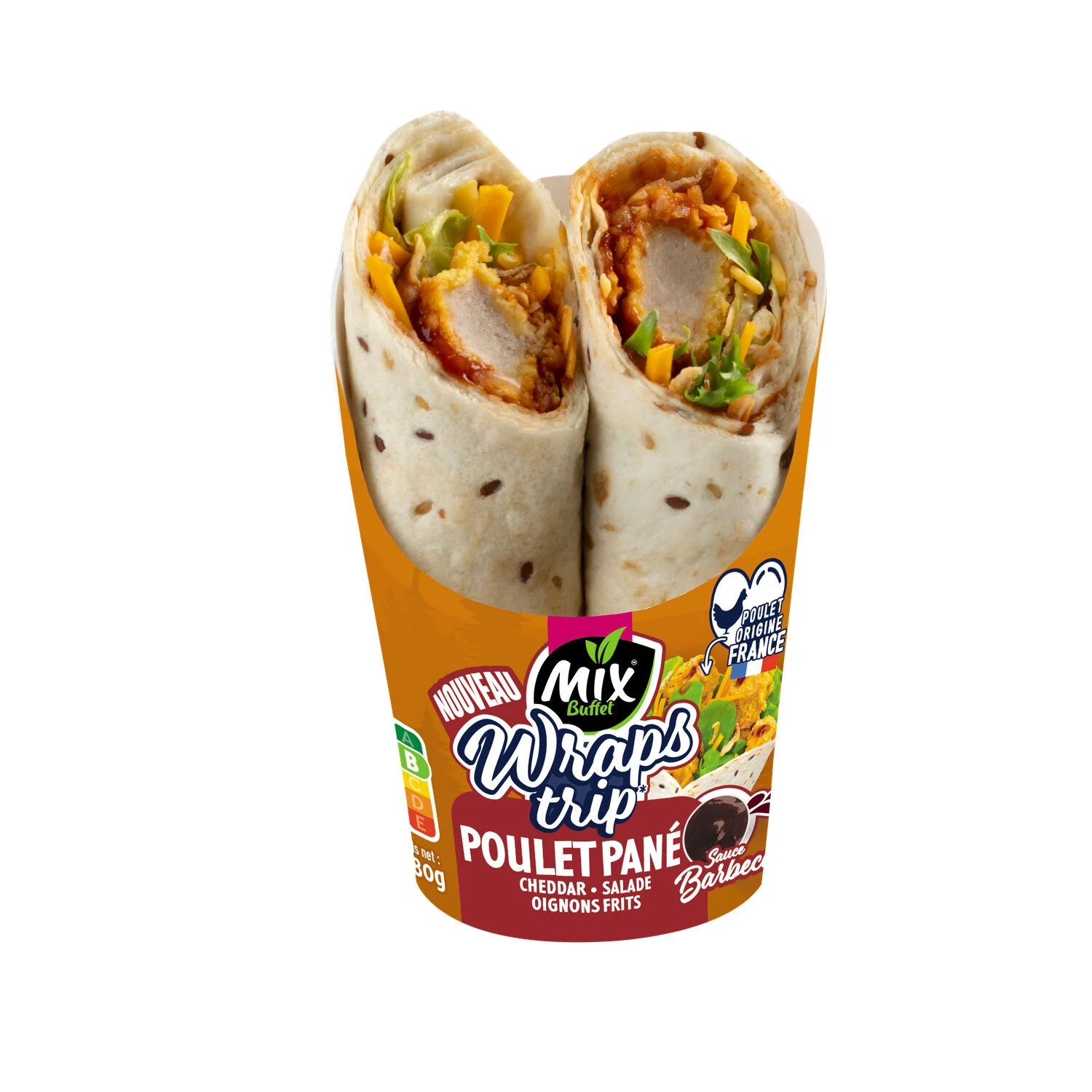 Wrap trip breaded chicken 180g -  Mix Buffet
