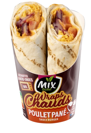 Hot Wrap Poulet Pane Burger Mi - MIX BUFFET