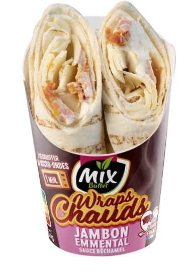 Emmental Ham Hot Wrap Mix 1 - MIX BUFFET