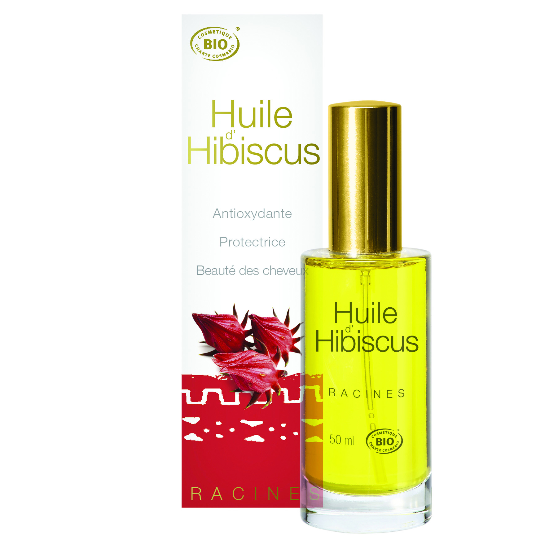 Huile d'hibiscus 6 X 50 Ml - RACINES BIO