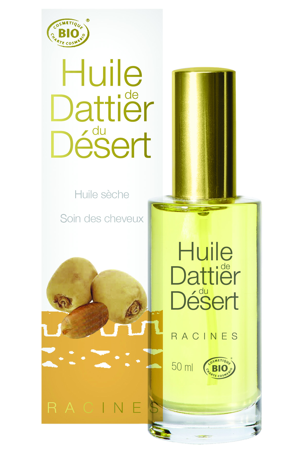 Huile De Dattier Du Désert (6 X 50 Ml) - Racines Bio