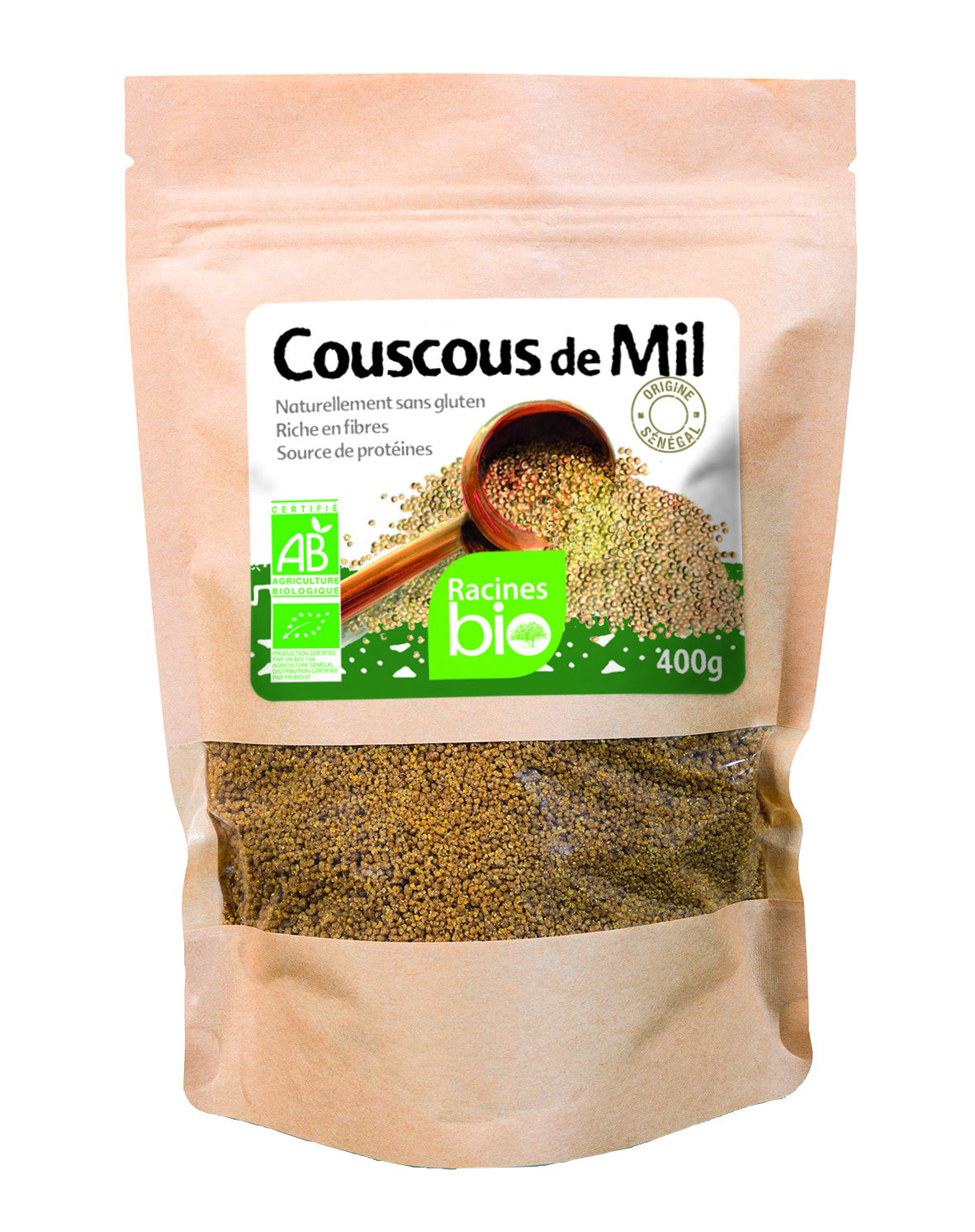 Couscous De Mil Thiacri 20 X 400 G - - RADICI BIOLOGICHE