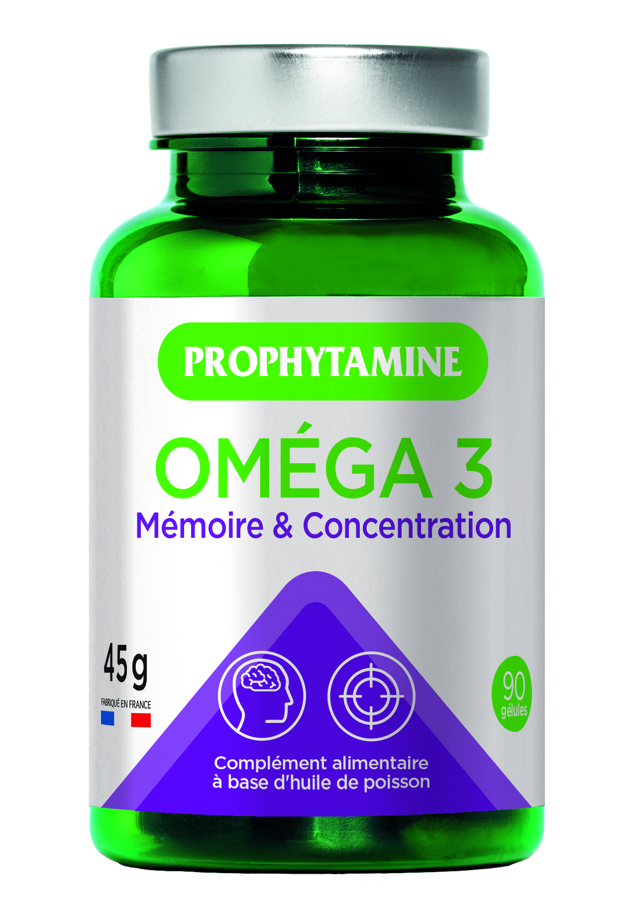 Memoria Concentrazione Omega 3 (9 X 90 Gel) - PROPHYTAMINE