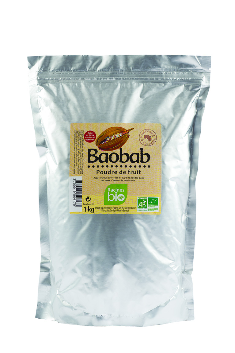 Pó de Baobá (10 X 1 Kg) - Racines Bio