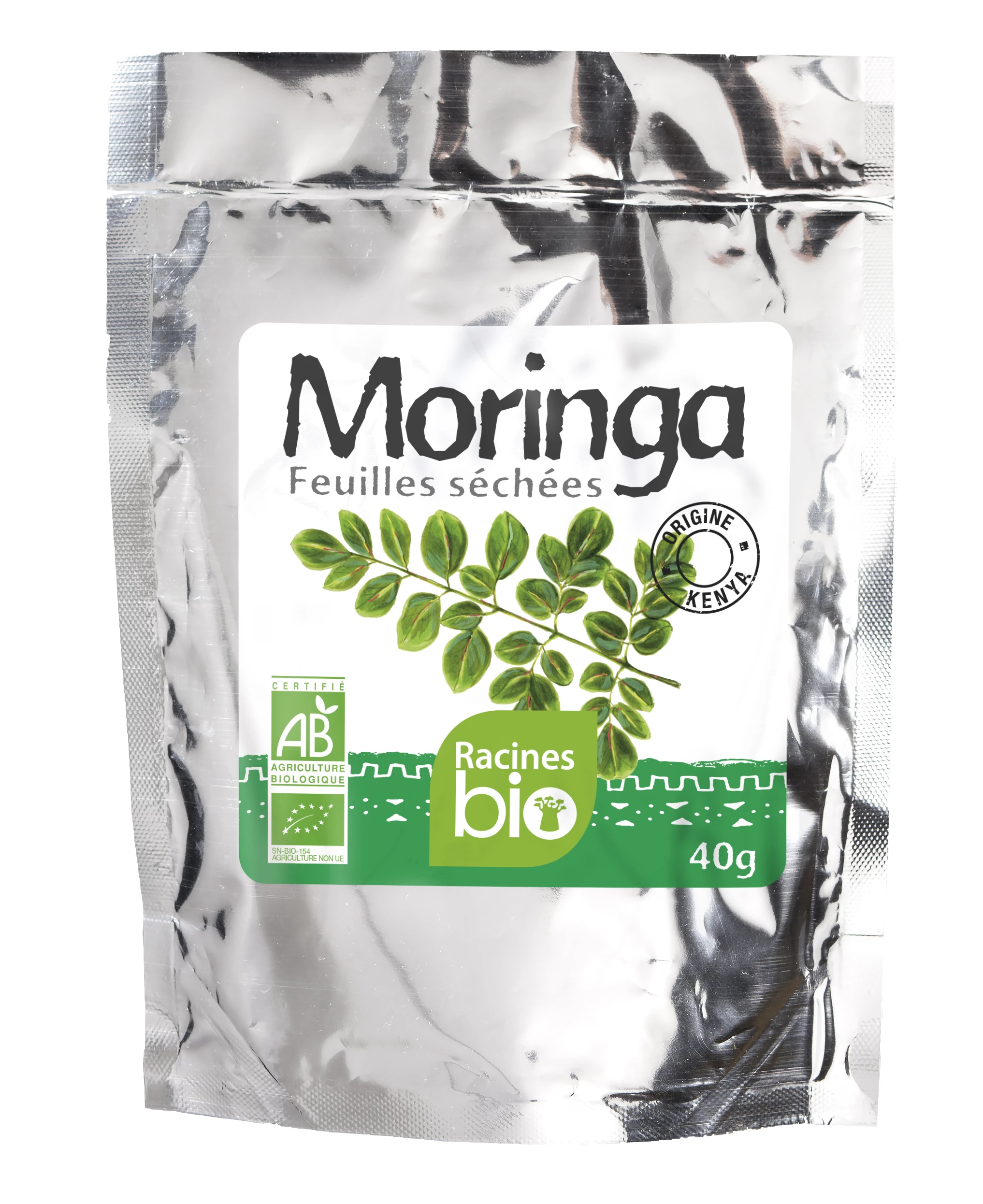 Moringablätter (20 x 40 g) - Racines Bio