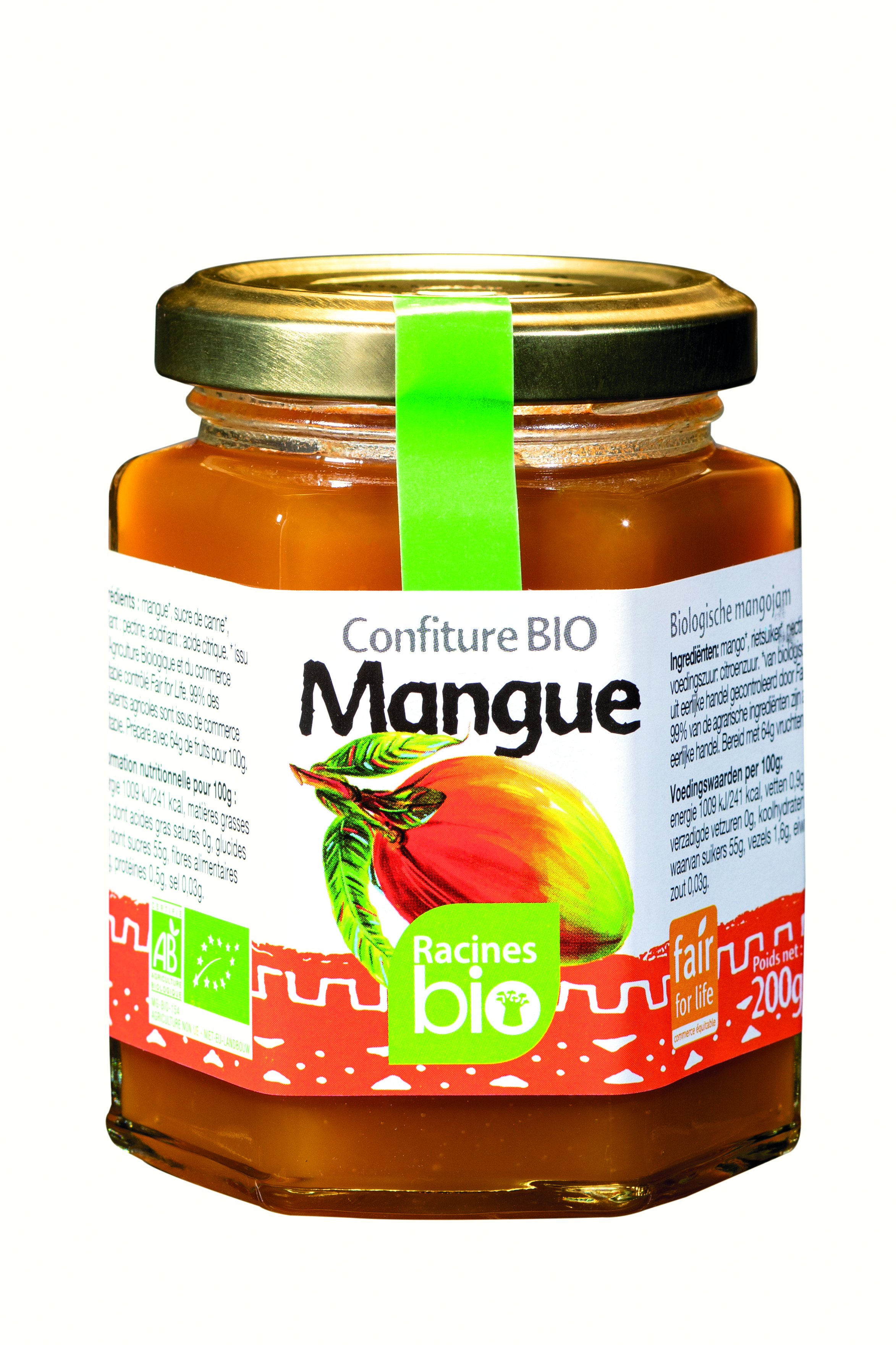 Confiture Mangue (12 X 200 G) - Racines Bio