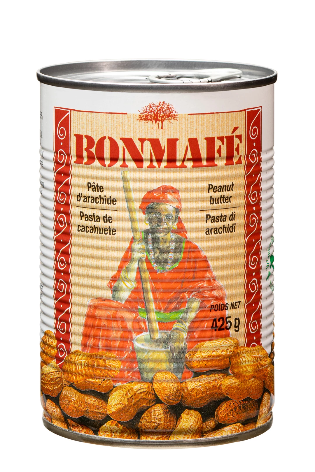 Erdnusspaste (12 x 425 g) - BONMAFE