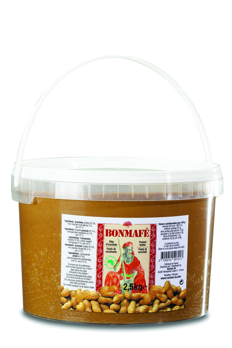 Erdnusspaste (1 x 2,5 kg) Eimer - BONMAFE