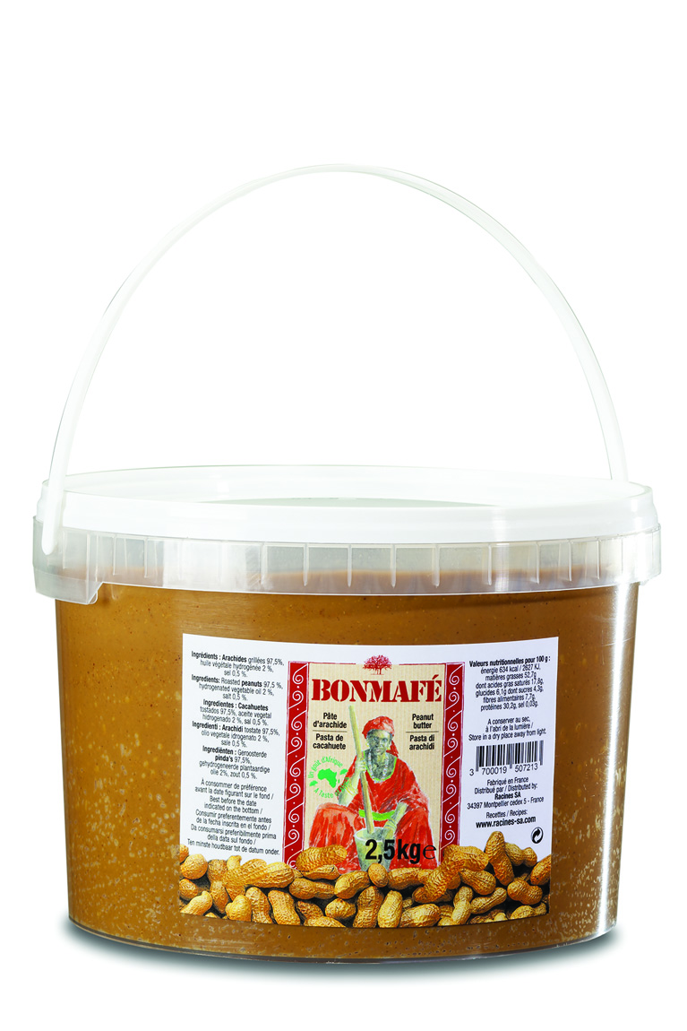 Secchio Di Pasta Di Arachidi (1 X 2,5 Kg). - BONMAFE