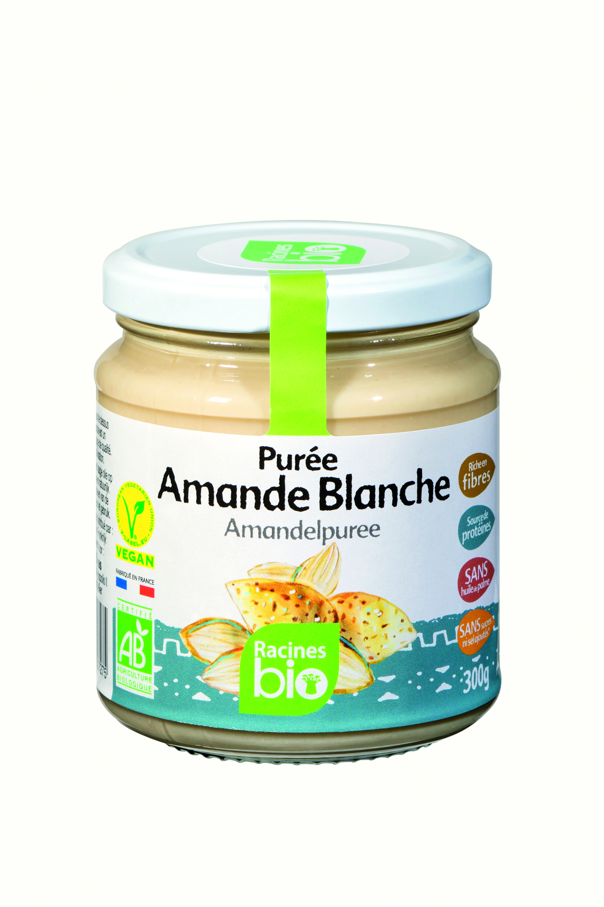 Purê de Amêndoa (6 X 300 G) - Racines Bio